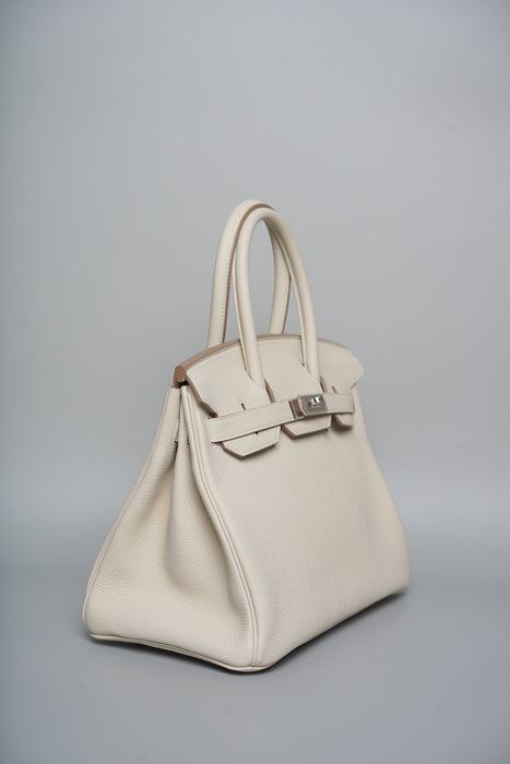 Hermes Birkin 30 in Craie Togo Phw(Brand New)