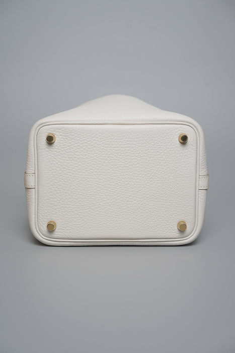 Hermes Picotin 18 in Gris Pale Ghw (Brand New)