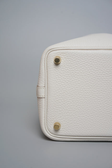 Hermes Picotin 18 in Gris Pale Ghw (Brand New)
