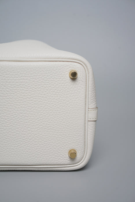 Hermes Picotin 18 in Gris Pale Ghw (Brand New)