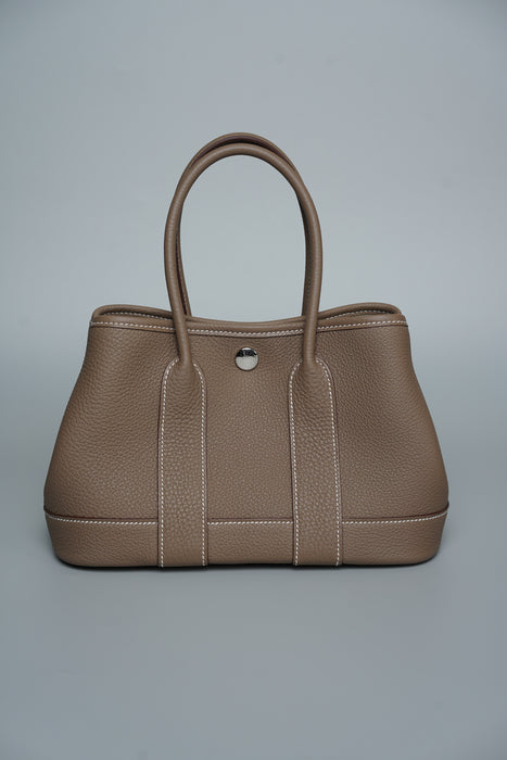 Hermes Mini Garden Party 23 in Etoupe Phw (Brand New)