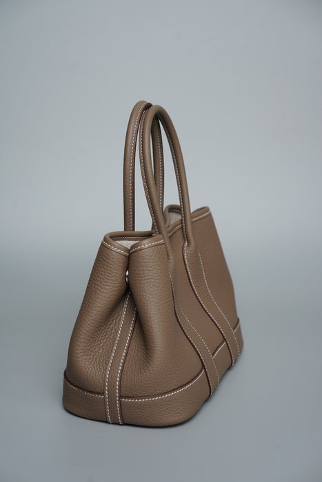 Hermes Mini Garden Party 23 in Etoupe Phw (Brand New)