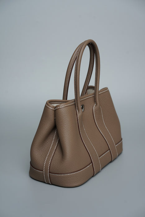 Hermes Mini Garden Party 23 in Etoupe Phw (Brand New)