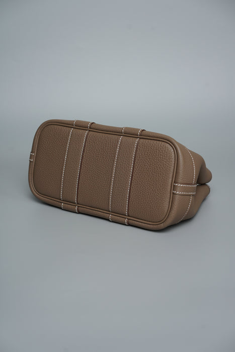 Hermes Mini Garden Party 23 in Etoupe Phw (Brand New)