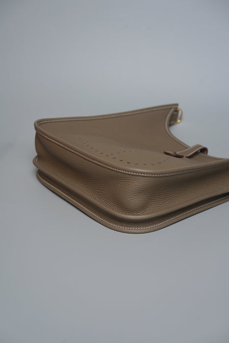 Hermes Evelyne 29 in Etoupe Ghw (Brand New)