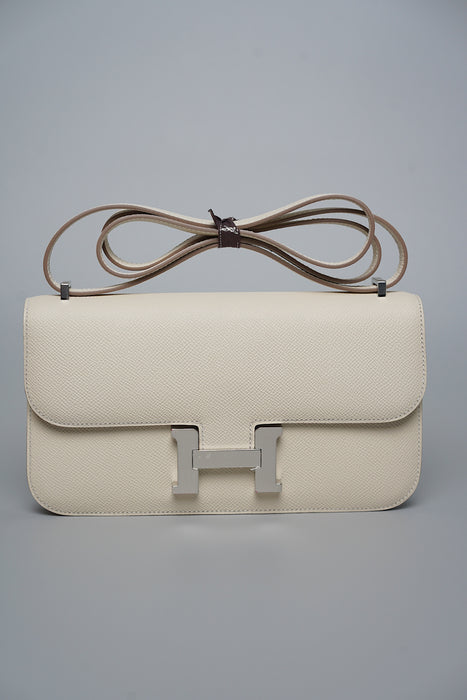 Hermes Constance Elan in Craie Epsom Phw (Brand New)