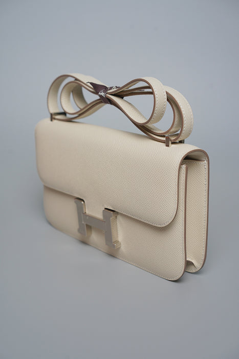 Hermes Constance Elan in Craie Epsom Phw (Brand New)