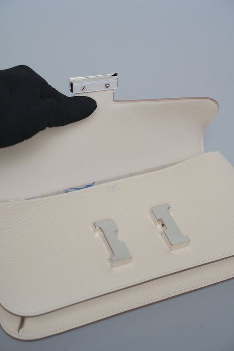 Hermes Constance Elan in Craie Epsom Phw (Brand New)