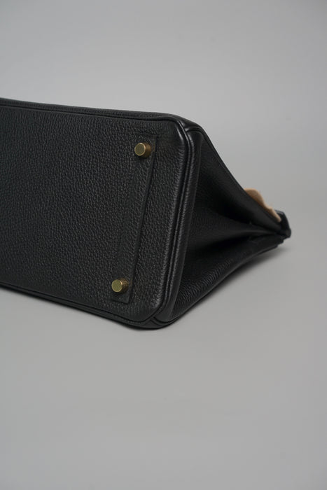 Hermes Birkin 30 in Noir Togo Ghw