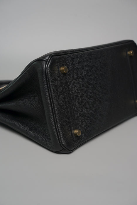 Hermes Birkin 30 in Noir Togo Ghw