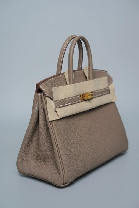 Hermes Birkin 25 in Etoupe Togo Ghw (Brand New)