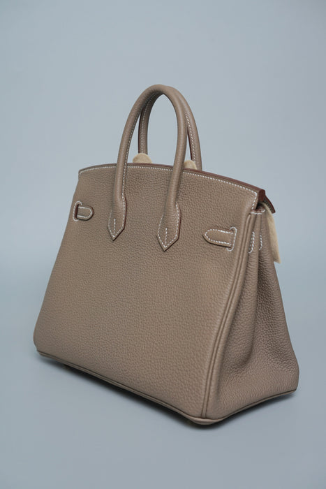 Hermes Birkin 25 in Etoupe Togo Ghw (Brand New)