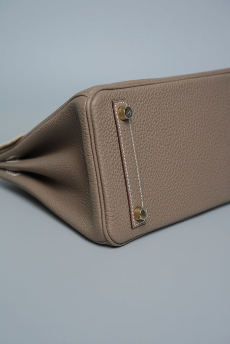 Hermes Birkin 25 in Etoupe Togo Ghw (Brand New)