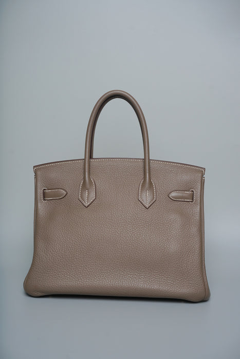 Hermes Birkin 30 in Etoupe Togo Ghw