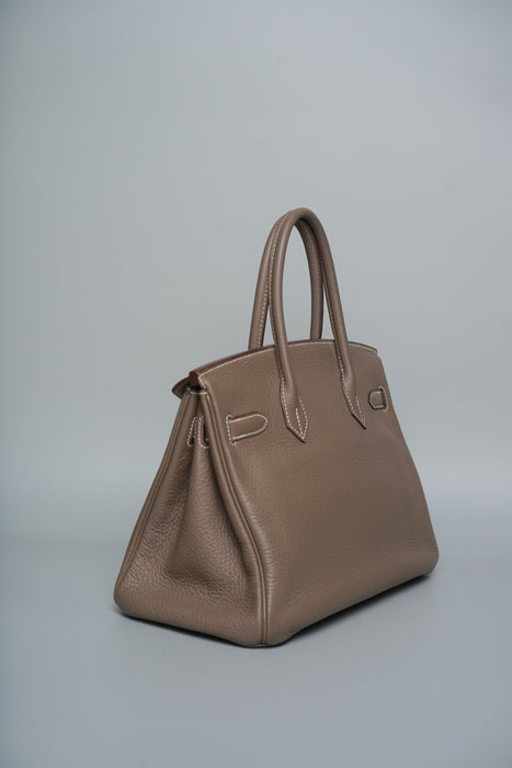 Hermes Birkin 30 in Etoupe Togo Ghw