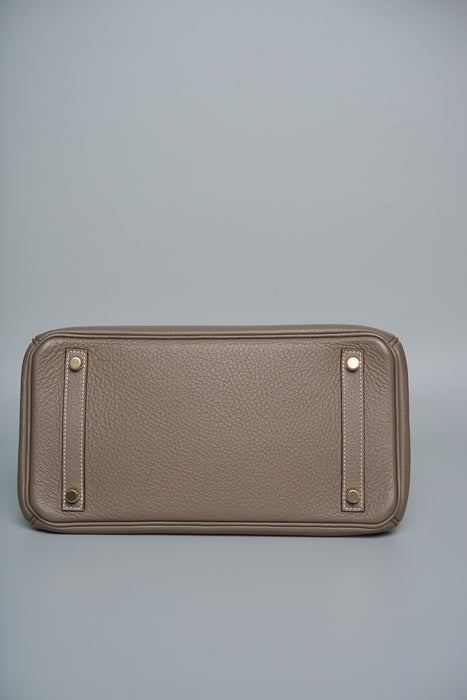 Hermes Birkin 30 in Etoupe Togo Ghw