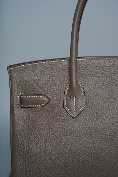 Hermes Birkin 30 in Etoupe Togo Ghw