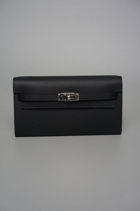 Hermes Kelly To Go in Noir Phw (Brand New)