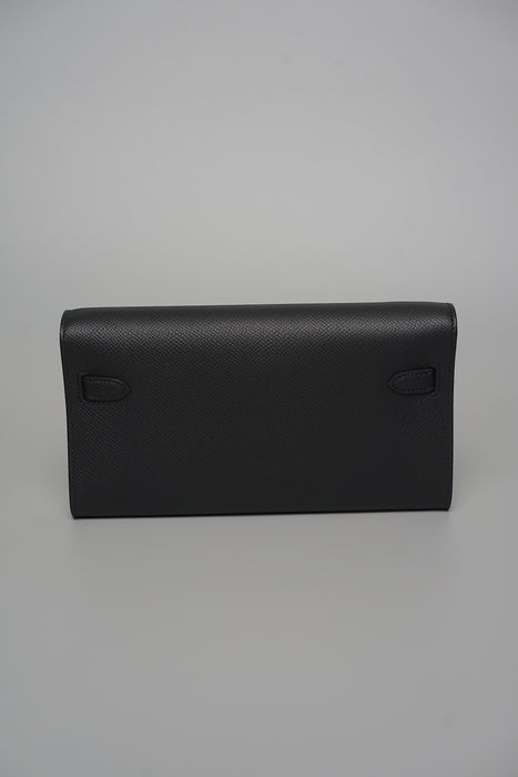 Hermes Kelly To Go in Noir Phw (Brand New)