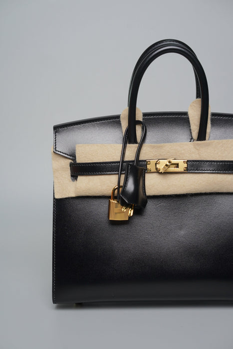 Hermes Birkin 25 Sellier in Noir Box Ghw