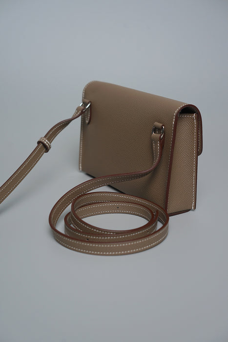 Hermes Snap Wallet in Etoupe Phw (Brand New)