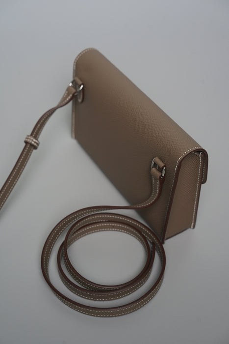 Hermes Snap Wallet in Etoupe Phw (Brand New)
