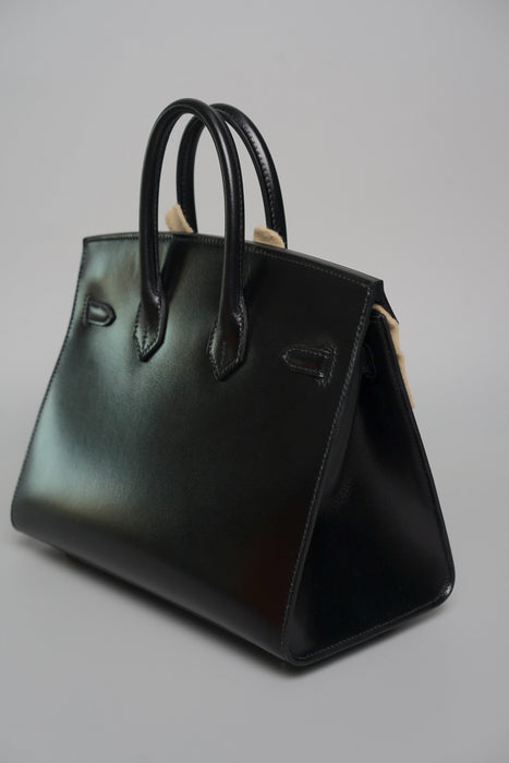 Hermes Birkin 25 Sellier in Noir Box Ghw