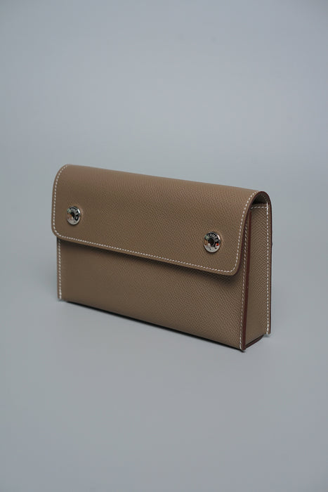 Hermes Snap Wallet in Etoupe Phw (Brand New)
