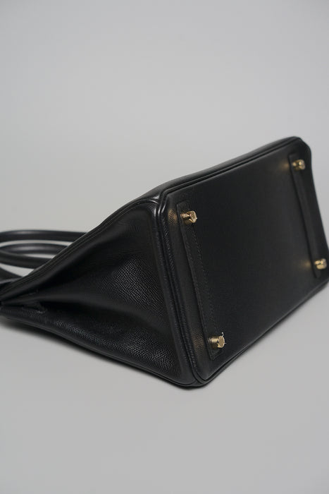Hermes Birkin 30 in Black Epsom Ghw