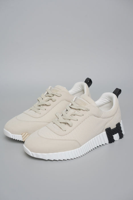 Hermes Bouncing Mesh Sneakers in Beige Glaise Size 40 (Brand New)