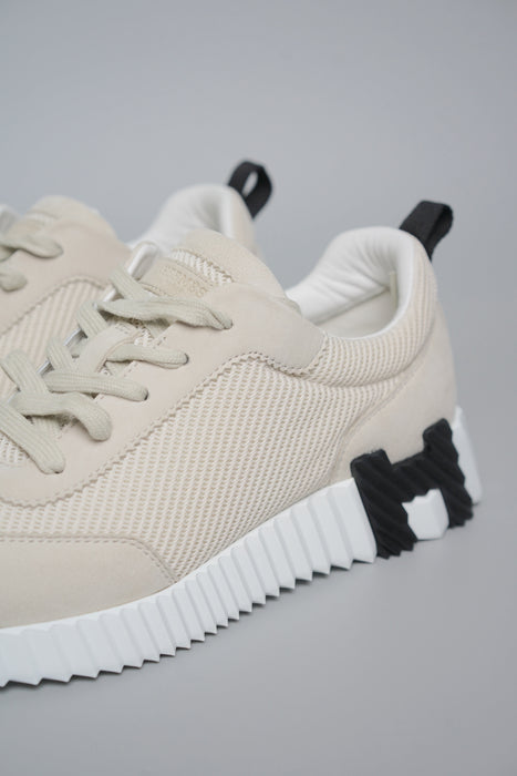 Hermes Bouncing Mesh Sneakers in Beige Glaise Size 40 (Brand New)
