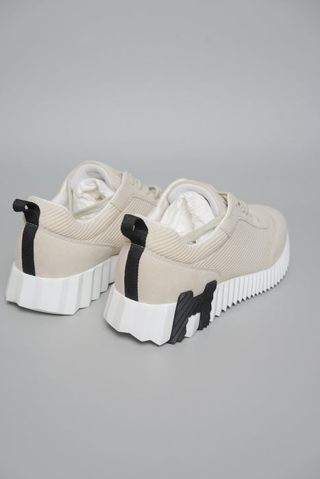 Hermes Bouncing Mesh Sneakers in Beige Glaise Size 40 (Brand New)