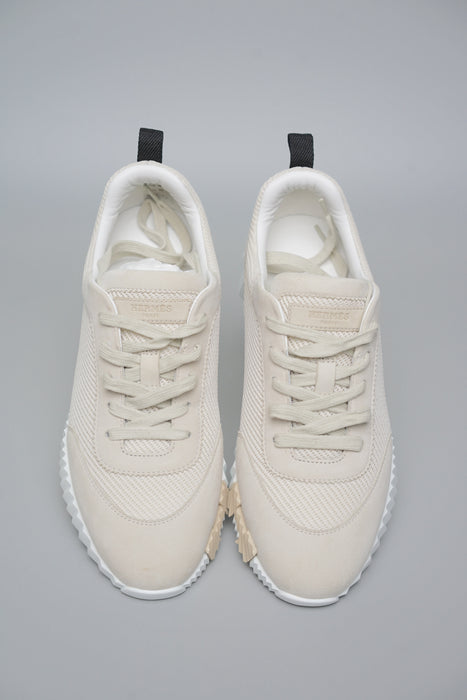 Hermes Bouncing Mesh Sneakers in Beige Glaise Size 40 (Brand New)