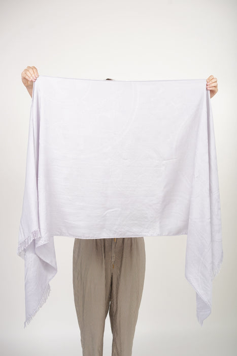 Hermes Etole New Libris Shawl in Hg/Gris Nuage (Brand New)