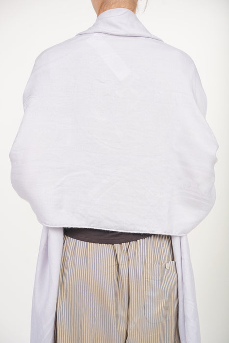 Hermes Etole New Libris Shawl in Hg/Gris Nuage (Brand New)