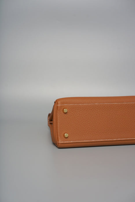Hermes Kelly 25 in Gold Togo Ghw (Brand New)