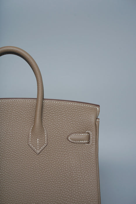 Hermes Birkin 25 in Etoupe Togo Ghw (Brand New)