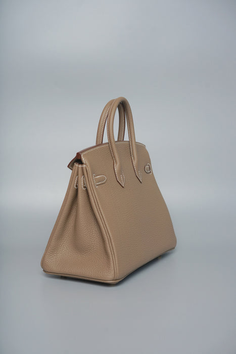 Hermes Birkin 25 in Etoupe Togo Ghw (Brand New)