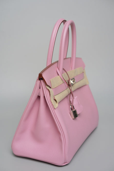Hermes Birkin 30 in Mauve Sylvestre Phw