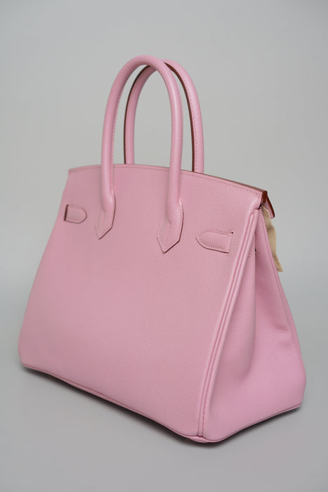 Hermes Birkin 30 in Mauve Sylvestre Phw
