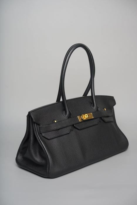 Hermes Birkin JPG Shoulder 42 in Noir Togo Ghw