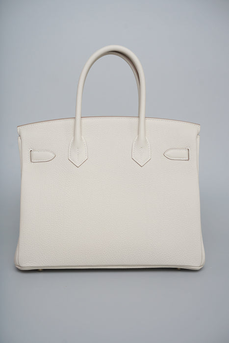 Hermes Birkin 30 in Craie Togo Ghw (Brand New)