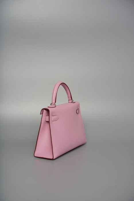 Hermes Kelly 20 in Mauve Slyvester Epsom Phw (Brand New)
