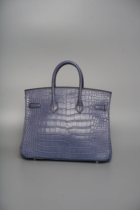 Hermes Birkin 25 in Brighton Matte Alligator Phw