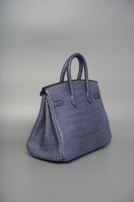 Hermes Birkin 25 in Brighton Matte Alligator Phw
