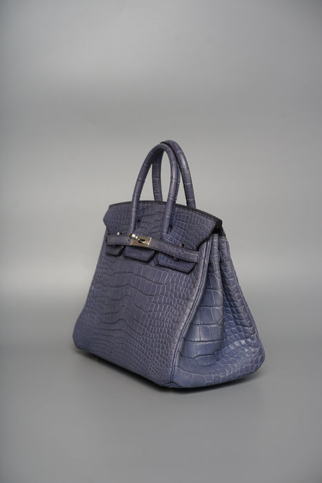 Hermes Birkin 25 in Brighton Matte Alligator Phw