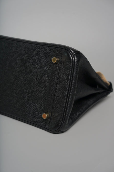 Hermes Birkin 30 in Noir Togo Ghw