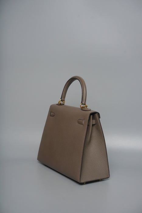 Hermes Kelly 25 in Etain Epsom Ghw