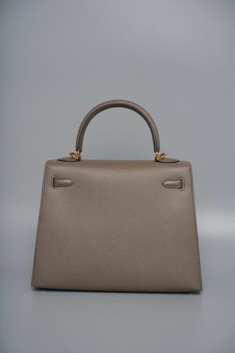 Hermes Kelly 25 in Etain Epsom Ghw