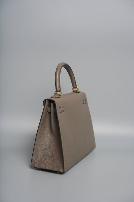 Hermes Kelly 25 in Etain Epsom Ghw